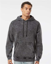 Unisex Midweight Mineral Wash Hooded Sweatshirt - PRM4500MW